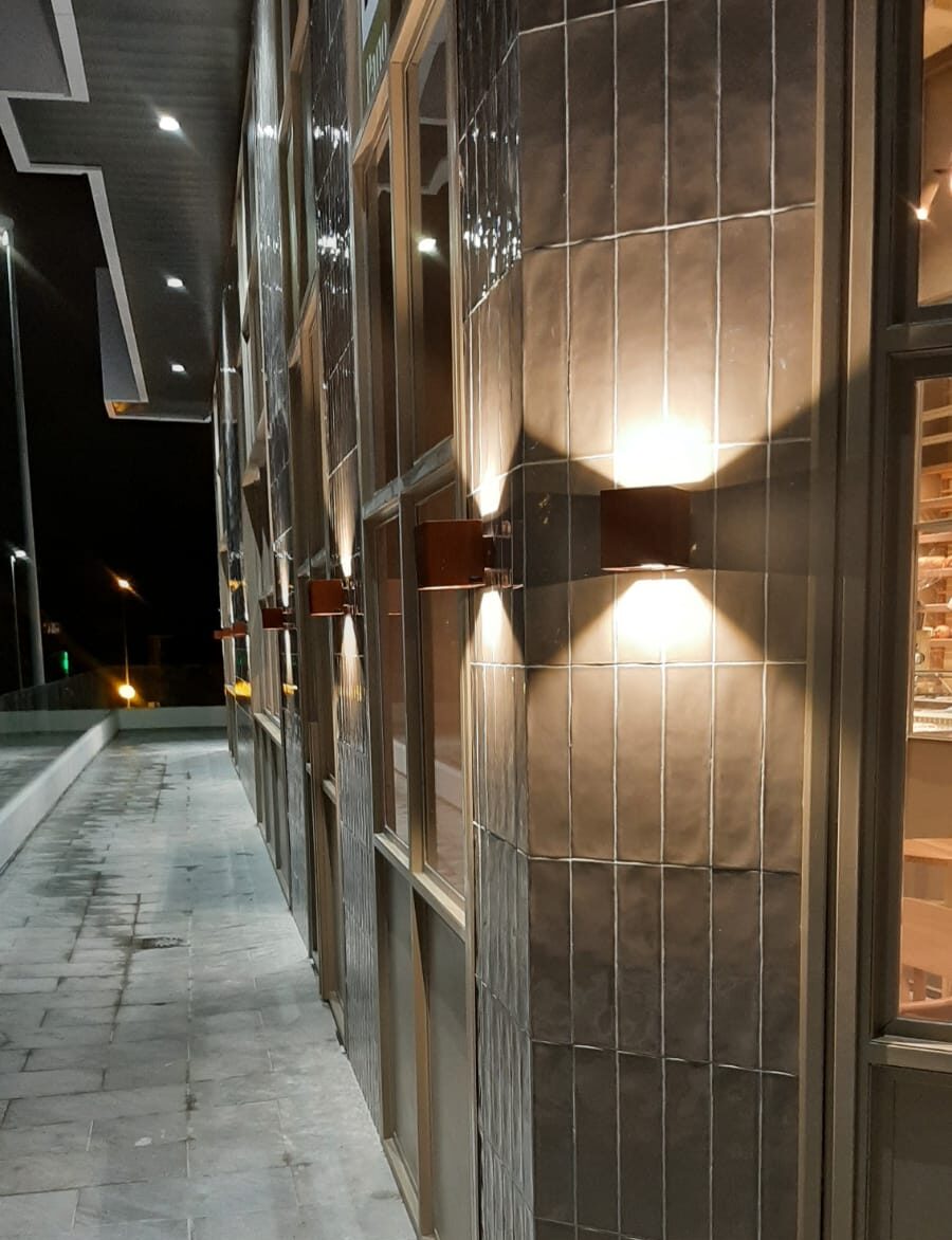 éclairage extérieur pâtisserie boulangerie Panod