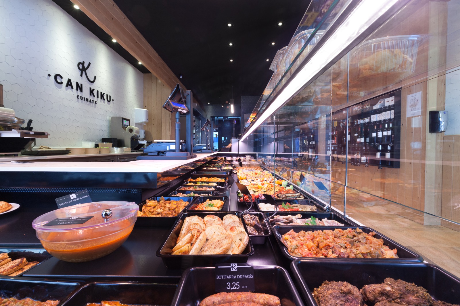 éclairage pour plats cuisinés