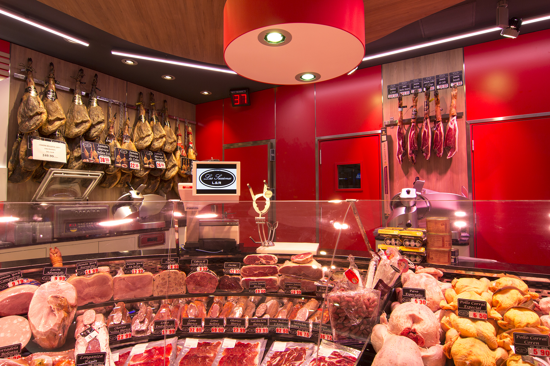 tulipa mega 2 proyectores charcutería-pollería Mdo. Santo Domingo