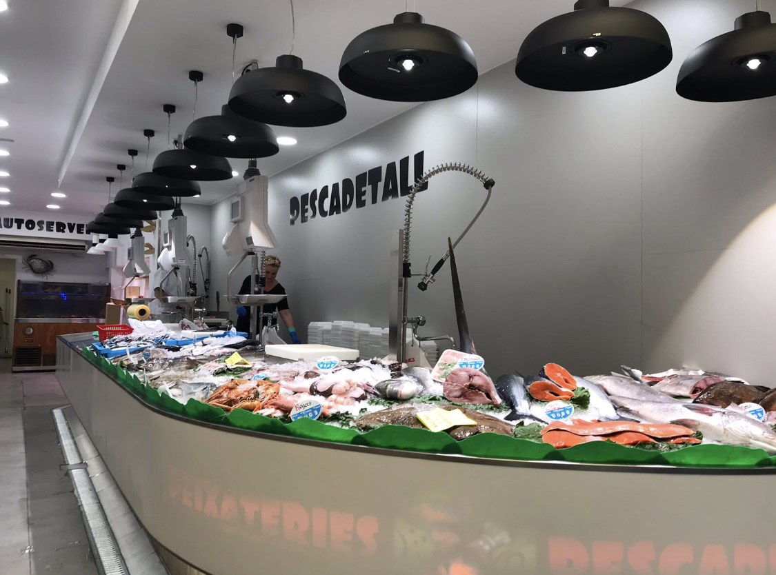 eclairage pour poissoneries